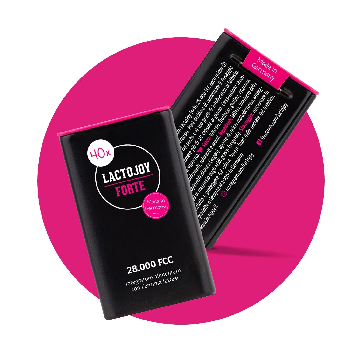 LactoJoy Forte
28.000 FCC - 40 pezzi – Imballaggio